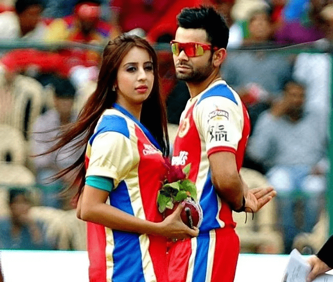 Virat Kohli And Sanjjanaa Galrani